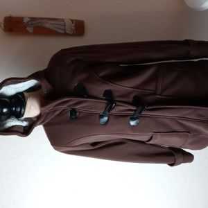 Fleece Lined Hooded Jacket